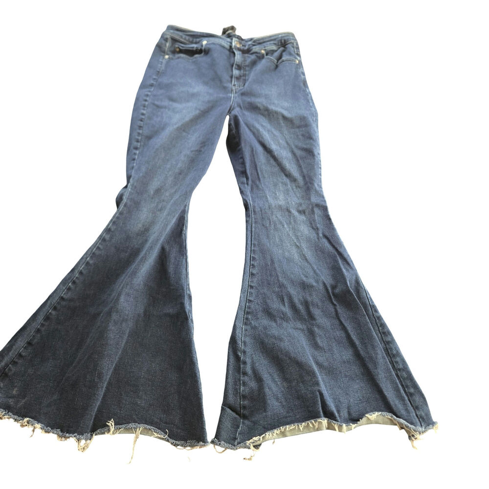 We The Free Lace Up Back Flare Jeans Size: 32